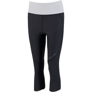 2023 Prolimit Womens Athletic Quick Dry 3/4 Leg SUP Trousers 14770 - Black / Light Grey